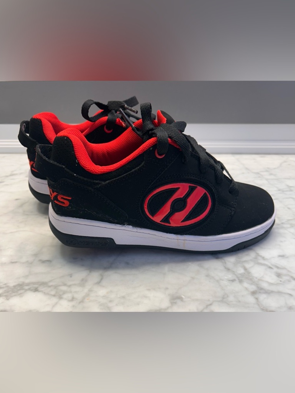 Heelys Black and Red Kids Skate Sneakers